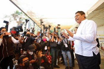 Salomón Jara adoptó los resultados preliminares y se proclamó ganador de la selecciones en Oaxaca 2022 (Foto: REUTERS/Jorge Luis Plata)