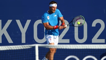 El tenista Norbert Gombos (REUTERS/Mike