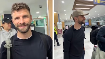 Así fue la llegada de Thomas Müller a la CDMX: este es el motivo de su visita