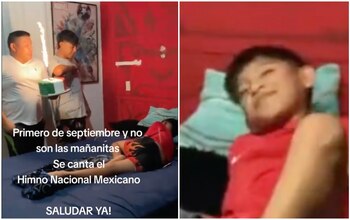 despiertan a cumpleañero con el