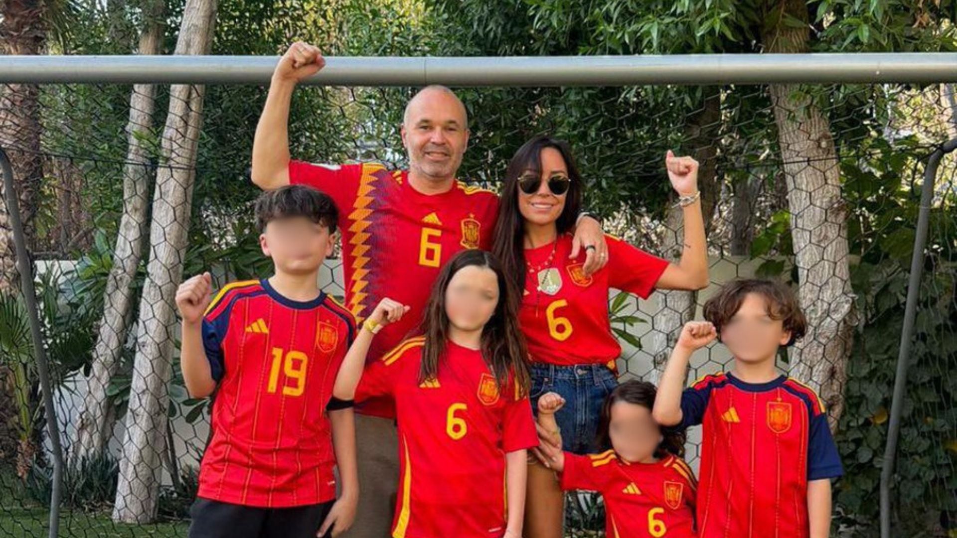 Andrés Iniesta y su familia apoya a la selección española en el Mundial 2026 (INSTAGRAM).