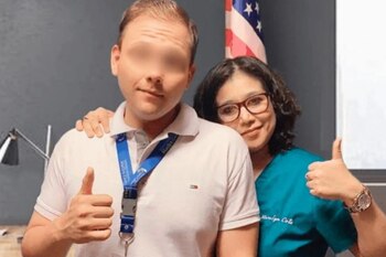 El joven le llamó la atención pues se adecuaba a sus gustos físicos. (Marilyn Cote)