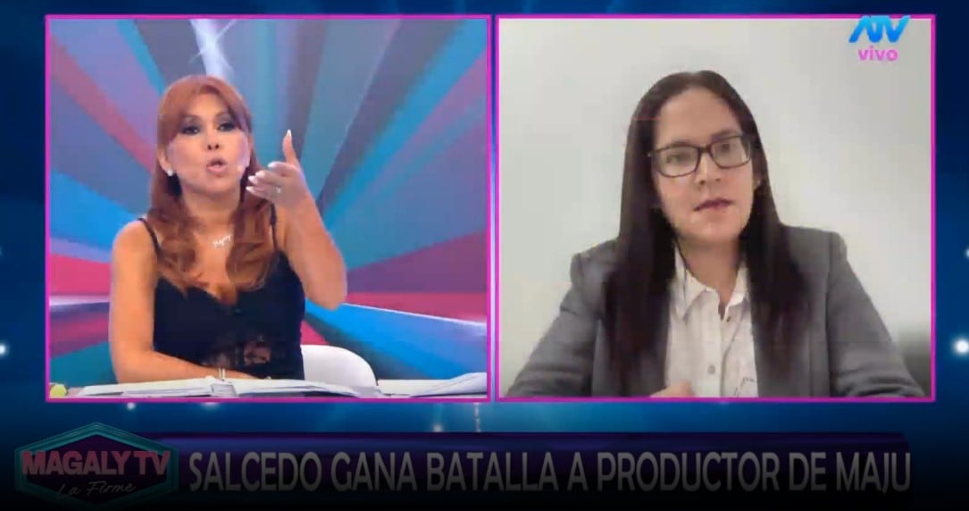 Gustavo Salcedo habría hablado de GPS y seguimiento a Christian Rodríguez en audio difundido por Magaly Medina. Captura: Magaly TV La Firme.