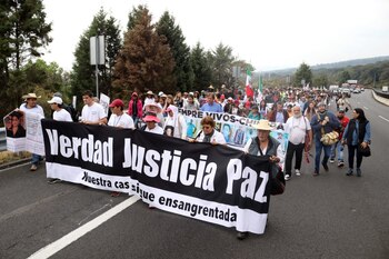La marcha por la paz