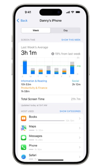 En iPhone la opción es