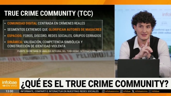 Las comunidades True Crime Community operan en plataformas como Discord, TikTok, WhatsApp y Telegram mediante foros y espacios cerrados