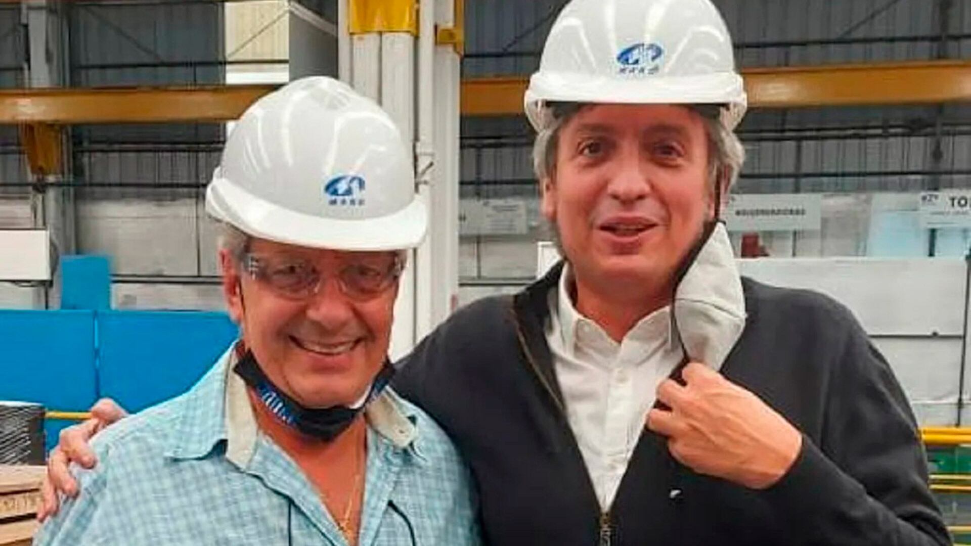 Abel Furlán y Máximo Kirchner