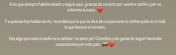 La joven envió un mensaje de agradecimiento a los que han creído en ella - crédito La Mijita / Instagram