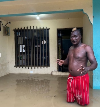 Habitantes de San Andrés se