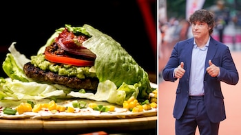 Jordi Cruz, chef Michelin: “Esta hamburguesa ‘healthy’ se prepara con lechuga crujiente en vez de pan, mahonesa ligera de huevo cocido y poca grasa”
