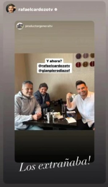 Rafael Cardozo y Gian Piero