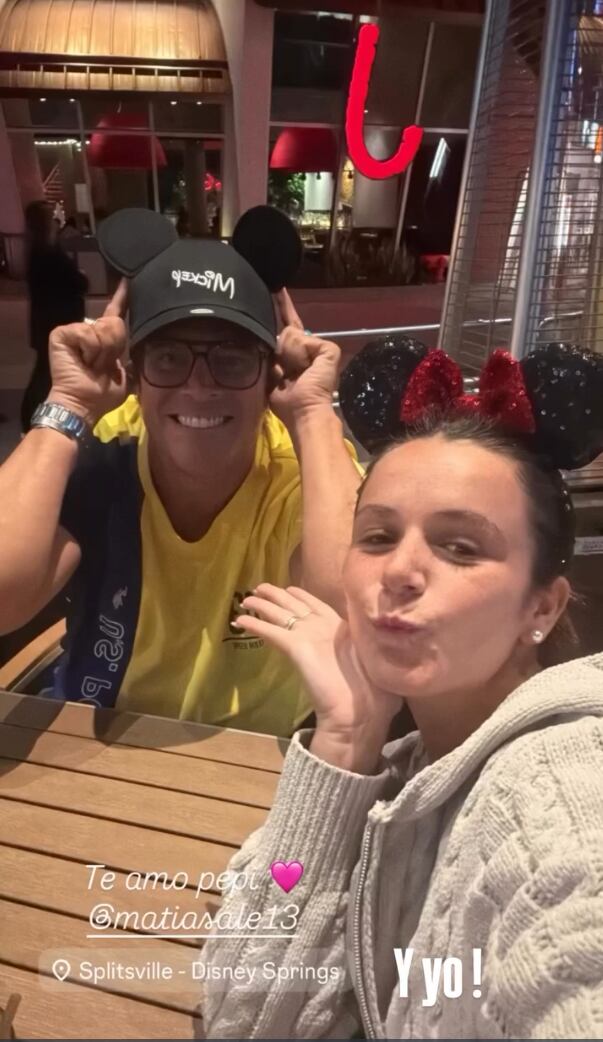 Martina Vignolo cumplió su sueño de regresar a Disney, ahora acompañada por Matías Alé en su nueva etapa como casados