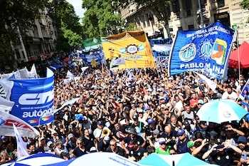 Las manifestaciones callejeras perdieron peso