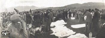 Segundos después del fatal accidente