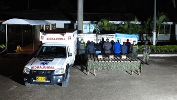 Cayó ambulancia que transportaba cocaína