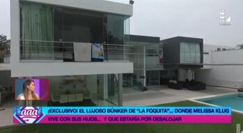 Melissa Klug mostró famoso 'búnker'