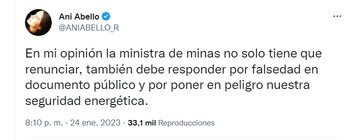 Ani Abello contra Irene Vélez.