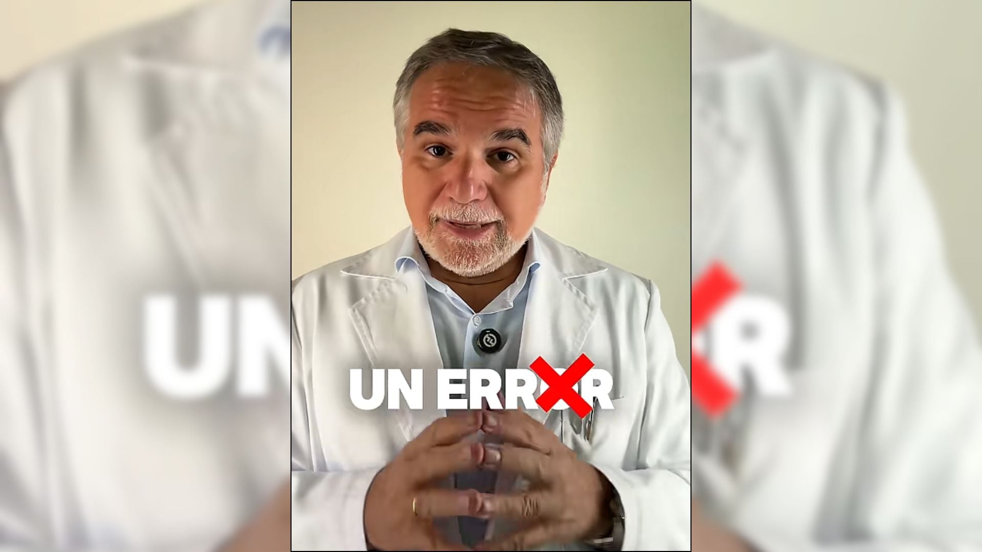 Javier Quintero hablando. (Montaje Infobae)