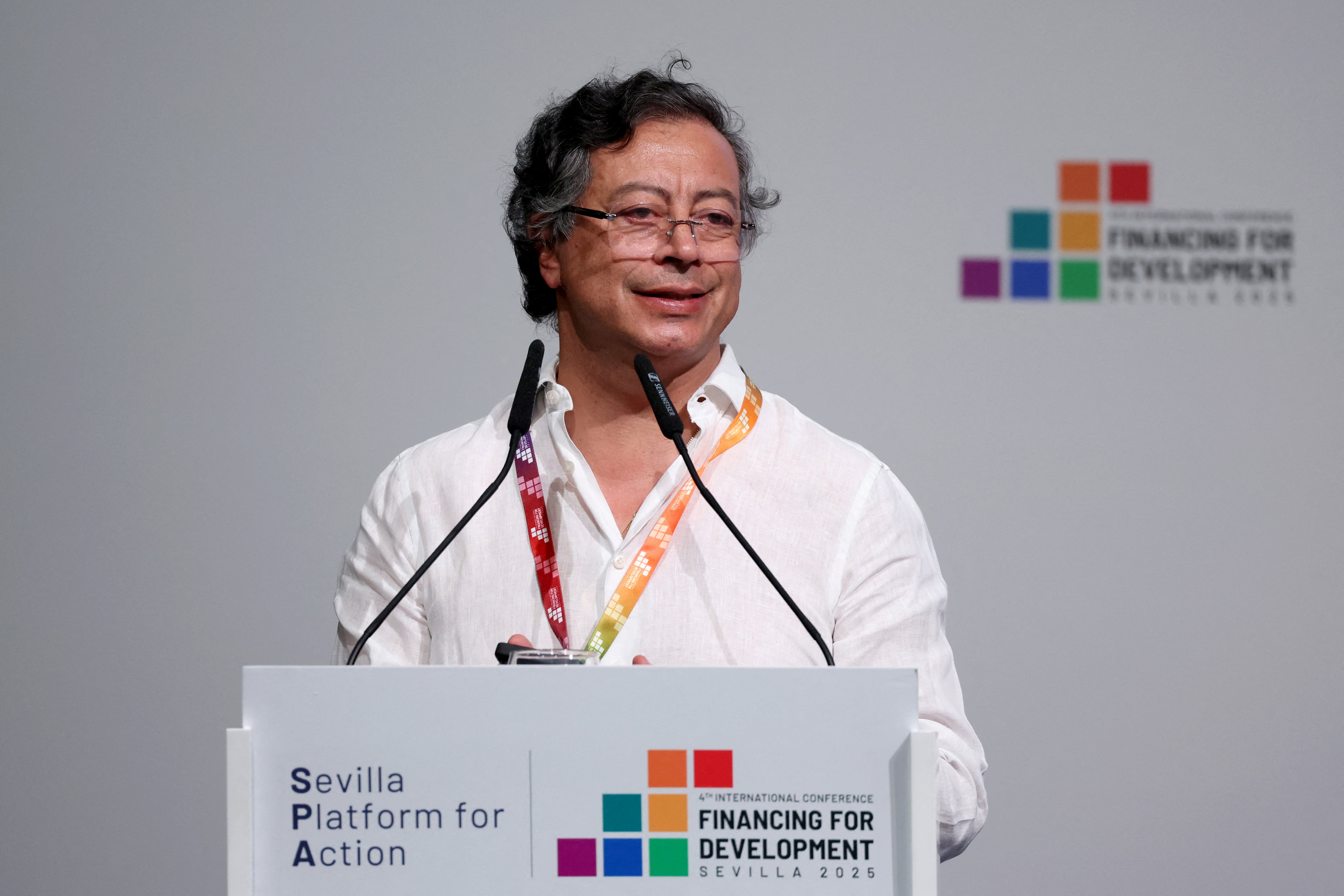 Gustavo Petro, presidente de Colombia - crédito Claudia Greco/REUTERS