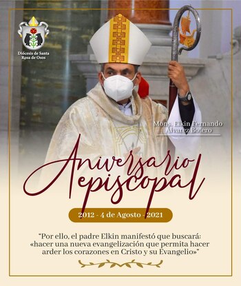 En agosto de 2012, monseñor