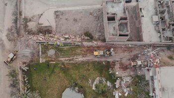 Trabajos en la Ramiro Prialé