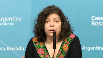 La ministra de Salud anunció