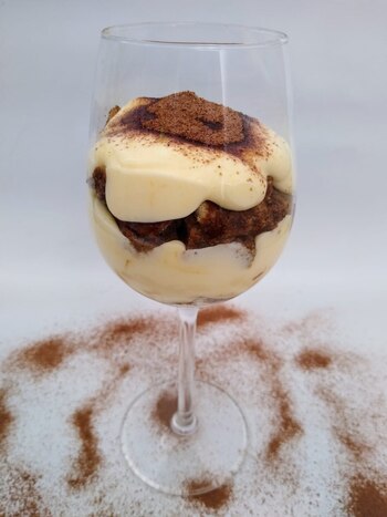 La receta de tiramisú sin