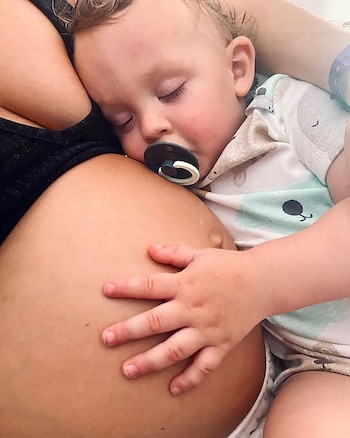 Noelia Marzol embarazada de Alfonina