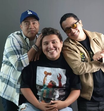 Diego Maita junto a Carlos