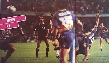 El momento del gol de