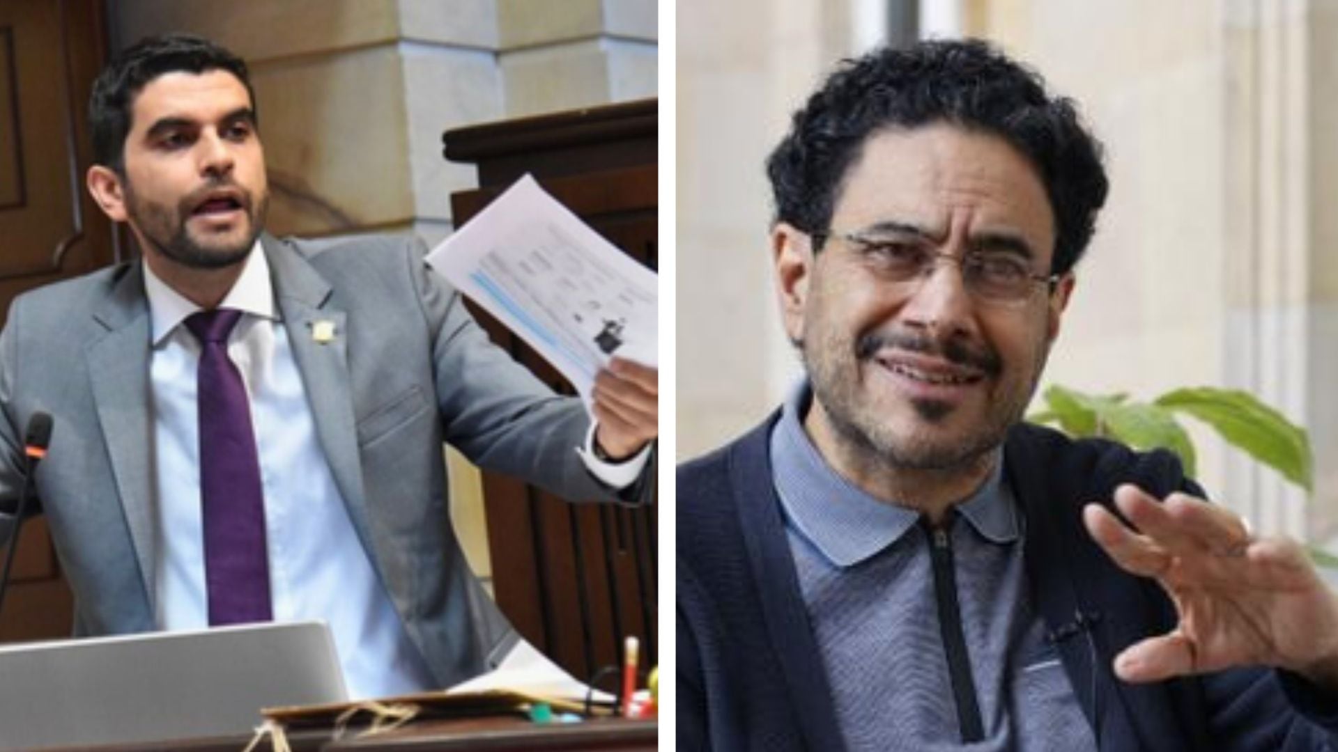 El representante Hernán Cadavid pidió celeridad a los magistrados del CNE frente al caso de Iván Cepeda - crédito @hernancadavidma/Instagram - Mauricio Dueñas Castañeda/EFE