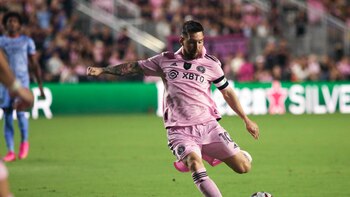 Messi ante el LA Galaxy