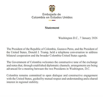 La Embajada colombiana en Estados