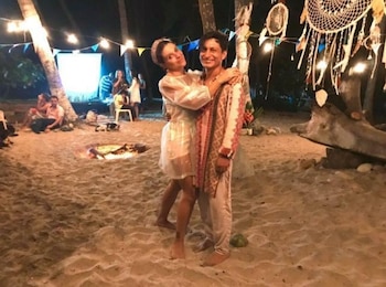 Natalia Jiménez y Rodrigo Monsalve