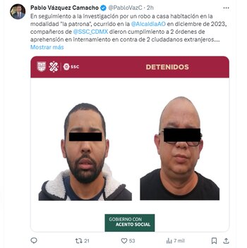 SSC ejecuta dos ordenes de