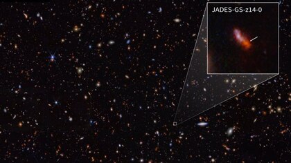 El telescopio espacial James Webb batió su propio récord y encontró la galaxia más antigua conocida