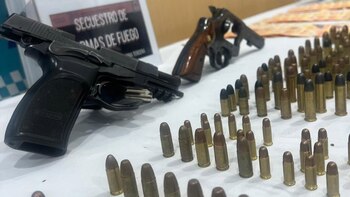 Secuestraron armas y municiones
