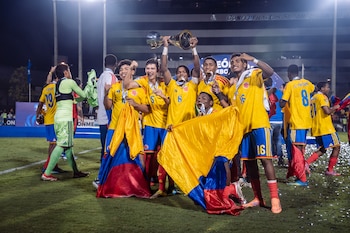La selección Colombia sub-17 es el equipo con más títulos en la historia de la Federación Colombiana de Fútbol - crédito Conmebol