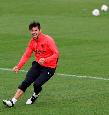 El delantero Manuel Agudo ""Nolito"".