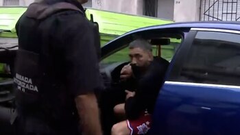 Luego del choque contra la