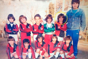 Lionel Scaloni, en las infantiles