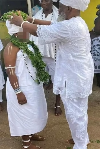 El religioso Nuumo Borketey Laweh