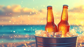 El porrón de cerveza en