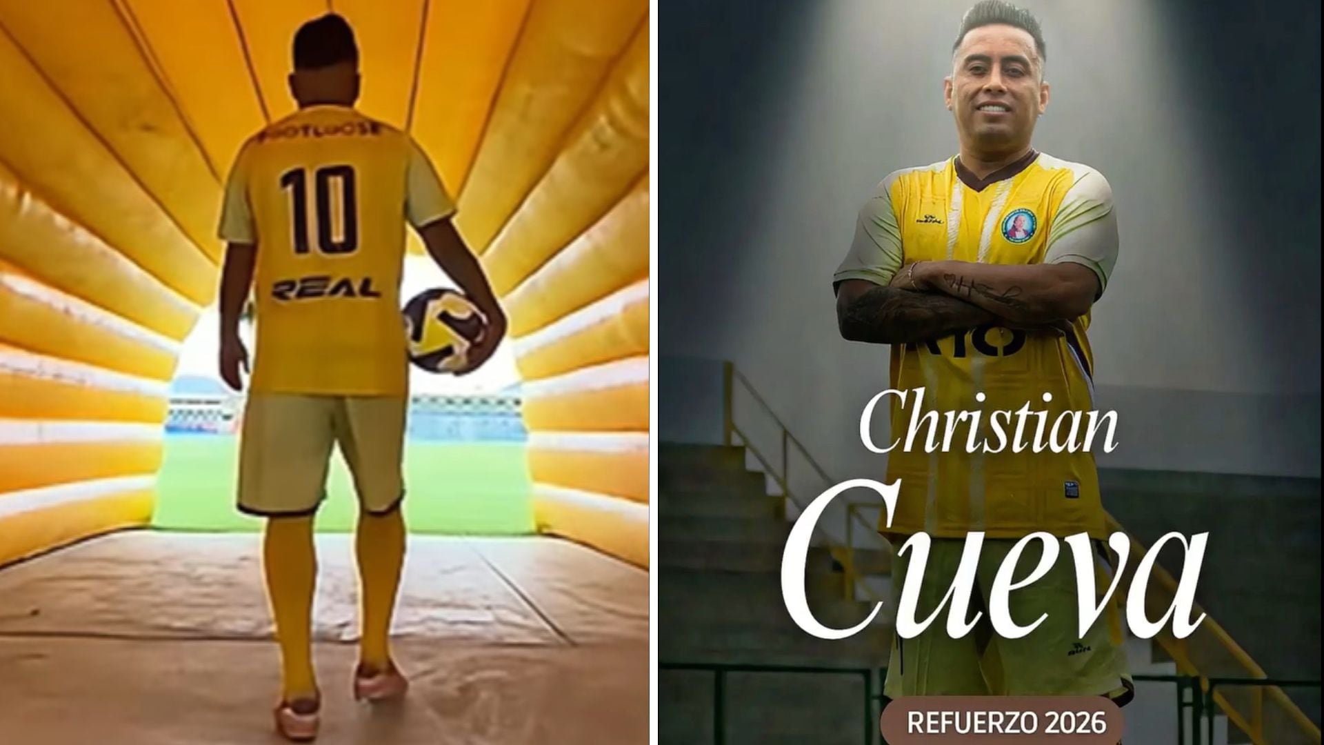 Juan Pablo II hizo oficial la contratación de Chrisitan Cueva para la temporada 2026. Crédito: Juan Pablo II