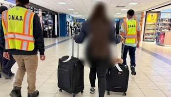Declaran legal la aprehensión y le imputan cargos por delitos relacionados con drogas a una extranjera, detenida en al Aeropuerto Internacional de Tocumen. (PGN)
