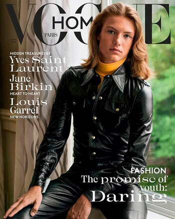 Oliver Sonne modelo de revista