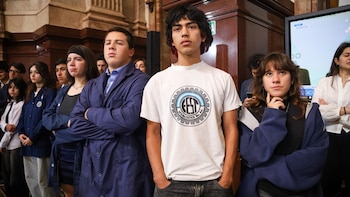 Alumnos de escuelas técnicas que