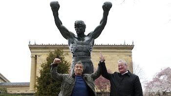 La estatua de Rocky en