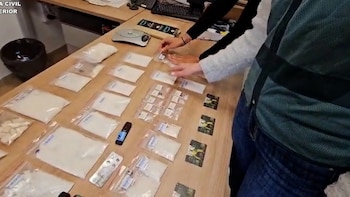 Sustancias interceptadas por la Guardia Civil en el operativo llevado a cabo en Valencia, a 15 de mayo de 2026 (Guardia Civil)