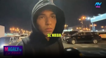 Piero Quispe y Olenka Mejía